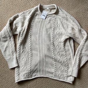 NWT Boys JCrew Rollneck Cable-Knit Sweater
